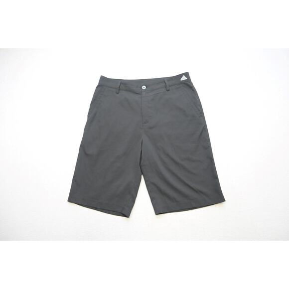 Adidas Golf Shorts Performance AdiZero Black Flat Athletic 11" INS Mens Sz 30 - Picture 1 of 5
